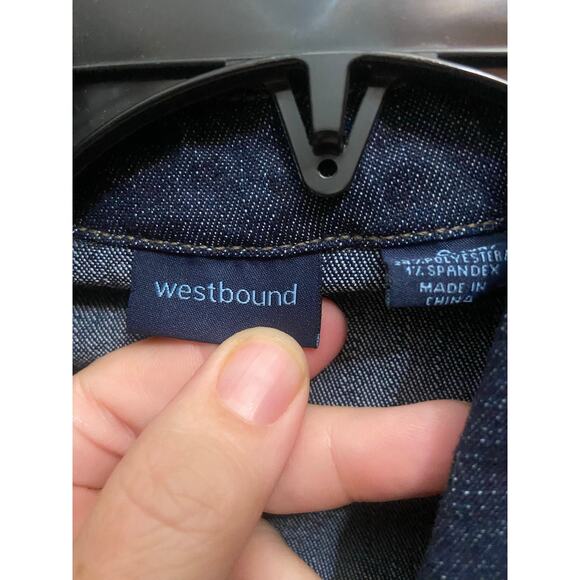 Westbound women’s Jean jacket or shirt size small - Picture 3 of 8